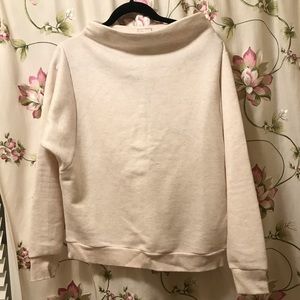 Anthropologie asymmetrical sweatshirt